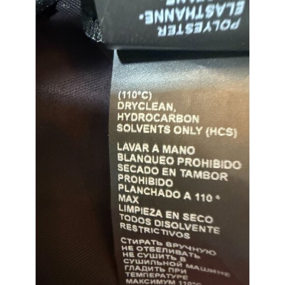 NWT The Kooples‎ Black Long Bardot Jersey Dress Tulle Sleeves Side Slit US 8 - Picture 10 of 13